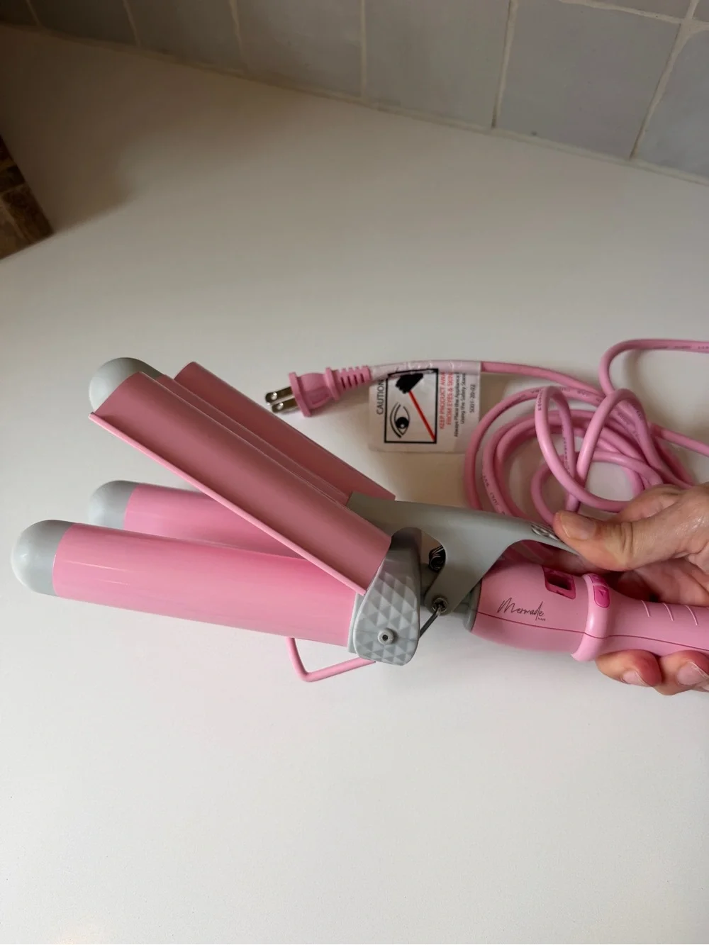 Mermade Hair Pro Waver 32mm in Pink